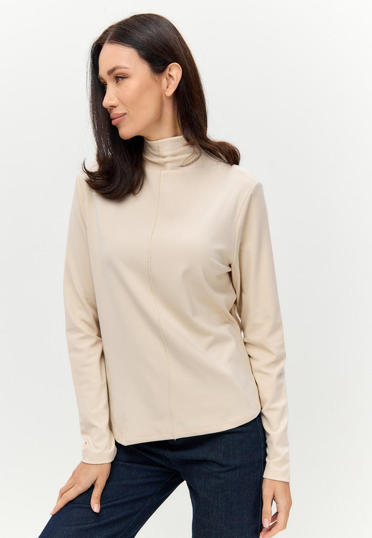 Футболка с длинным рукавом BrandStoff BS31005кремовый-44