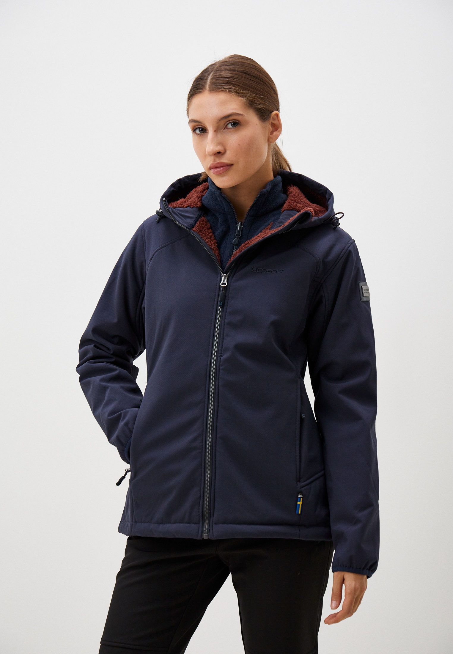 Женская верхняя одежда Cobolt BROMMASHERPA-NAVY-XS