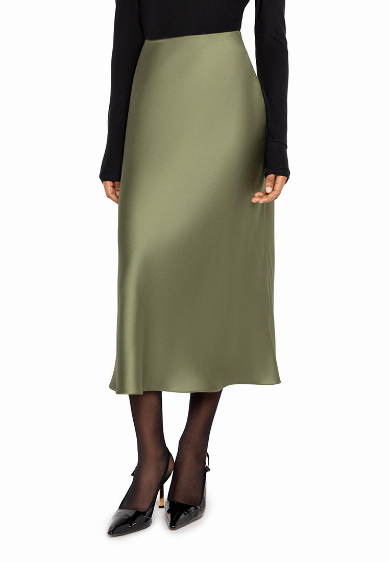Широкая юбка You Wanna 770103710RF24-оливковый-XS
