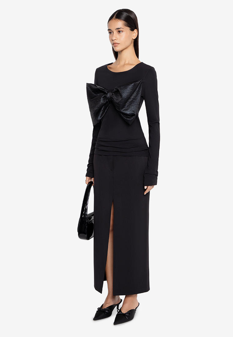 Футболка с длинным рукавом You Wanna 660500310RF24-черный-S