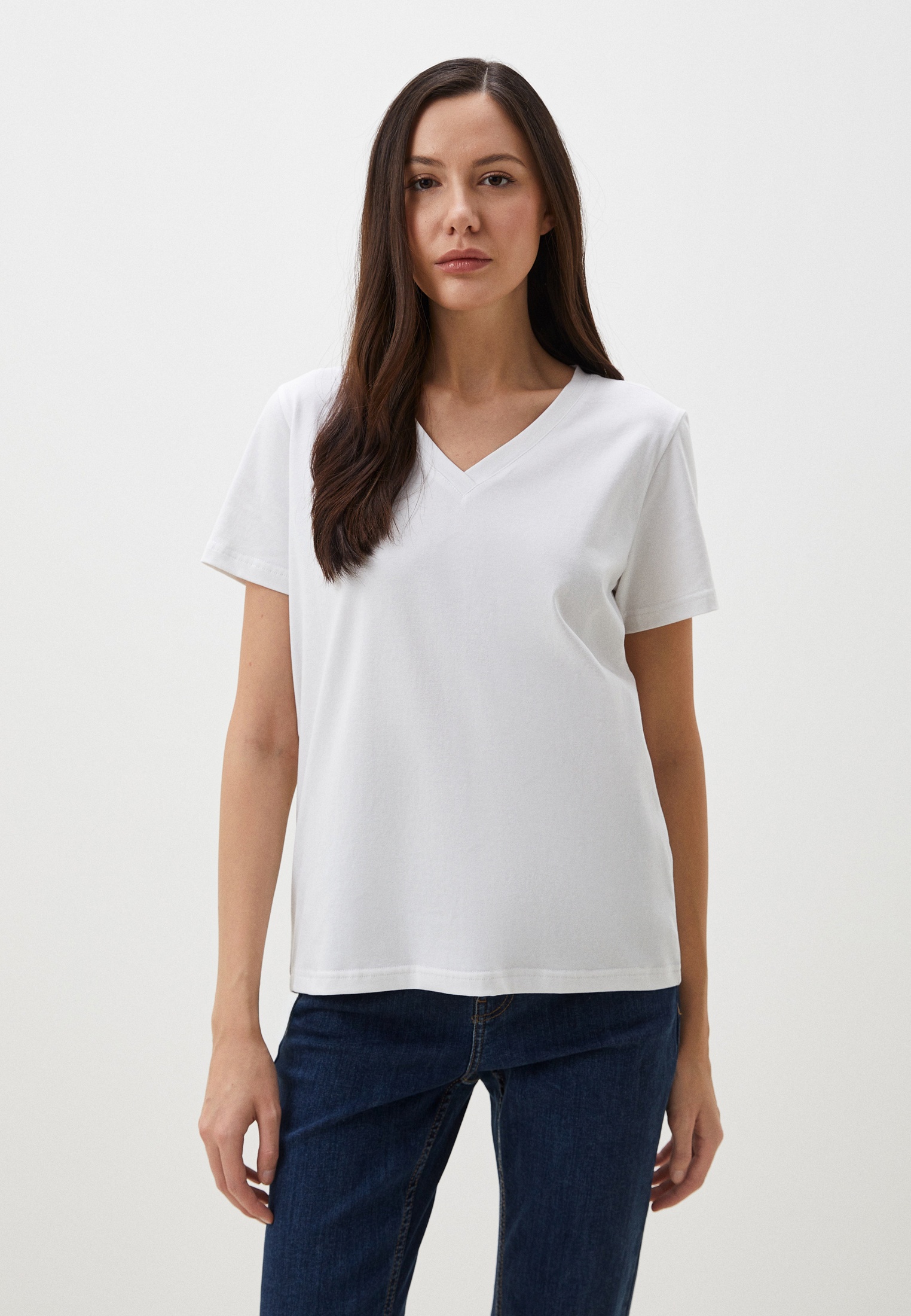 Футболка с коротким рукавом Peche Monnaie PM-63-белый-S