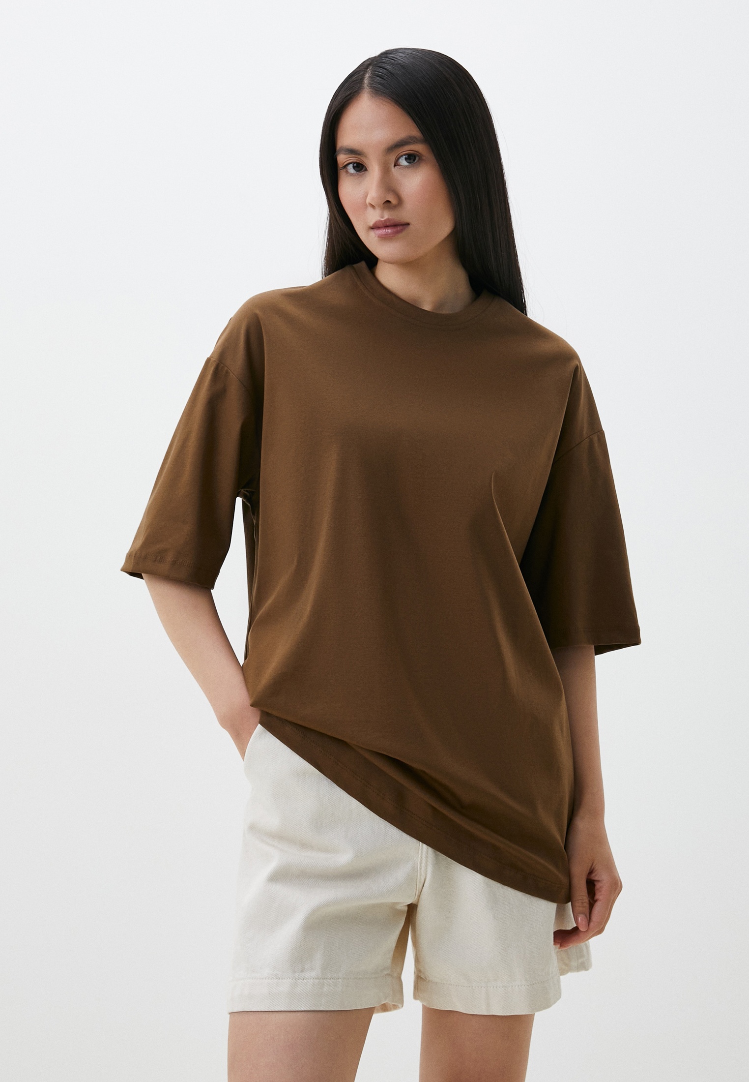 Футболка с коротким рукавом Lusio LSTR-262047-коричневый