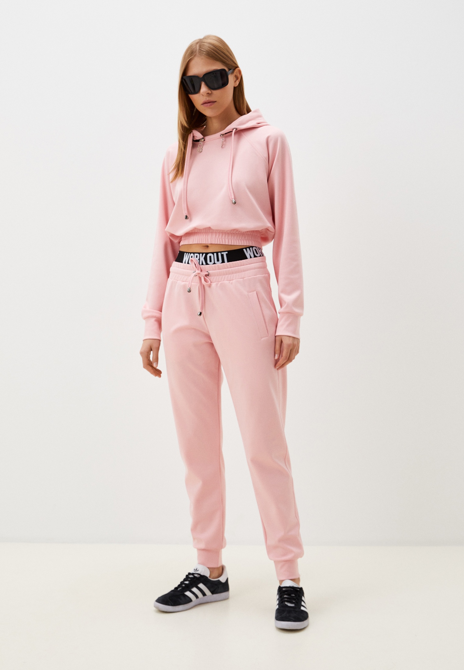 Спортивный костюм Malaeva S225005-1L-M/бледно-розовый-new/S/M.
