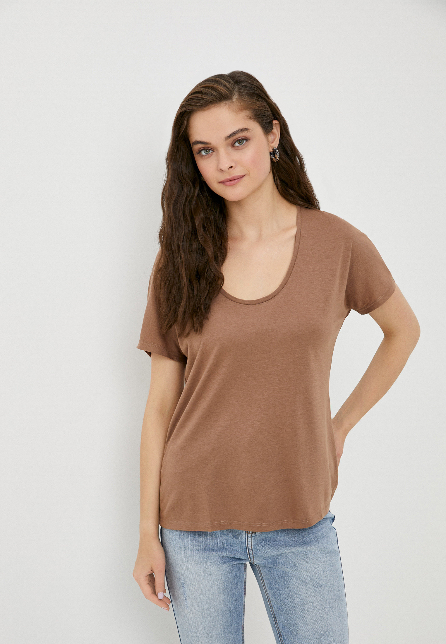 Футболка с коротким рукавом Bstatement LE3052-CHOCO-L