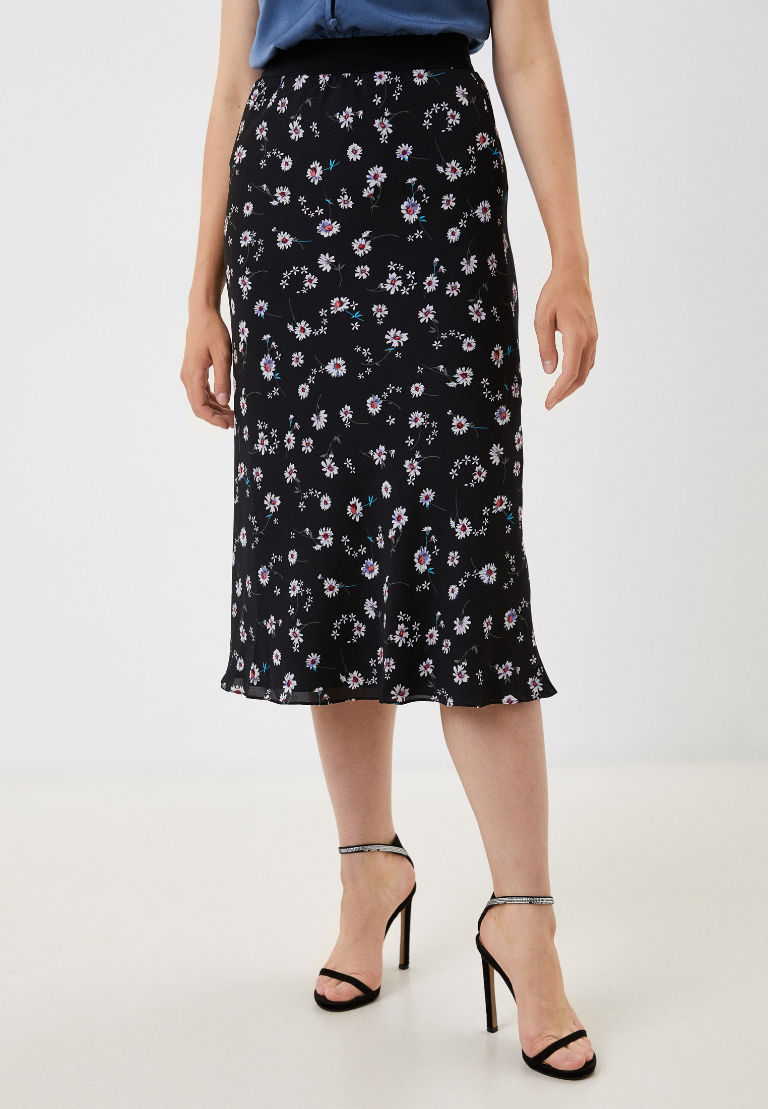 Широкая юбка СелфиDress 01-01.2BL/FL
