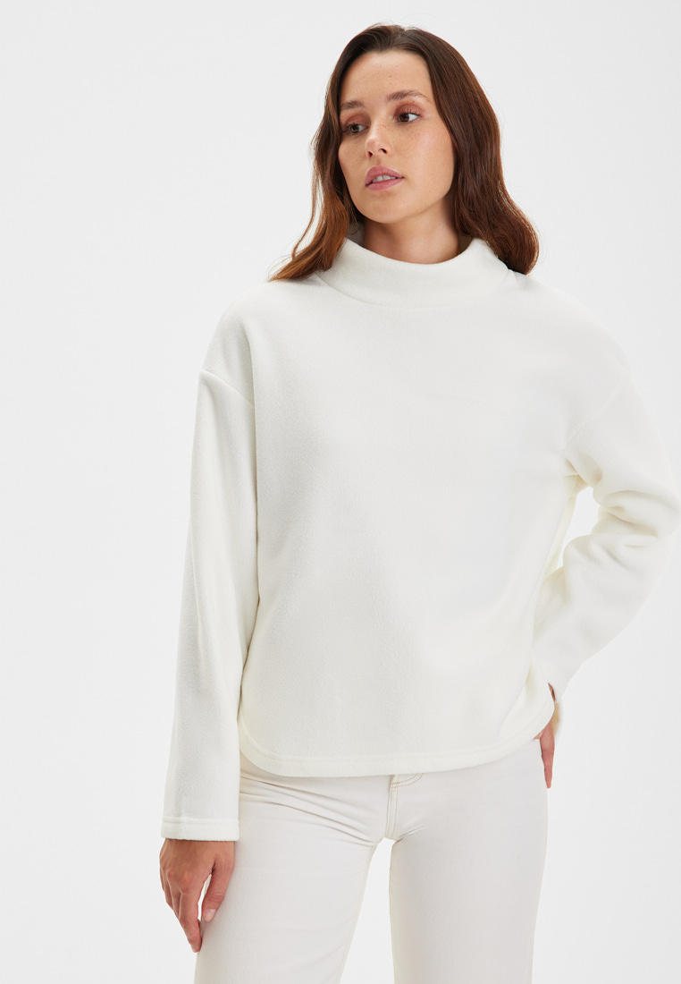 Женские свитшоты Envylab LNTA752/Молочный