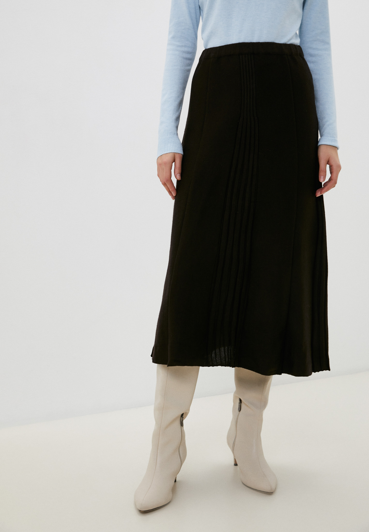 Юбка Vivawool 308563-коричневый