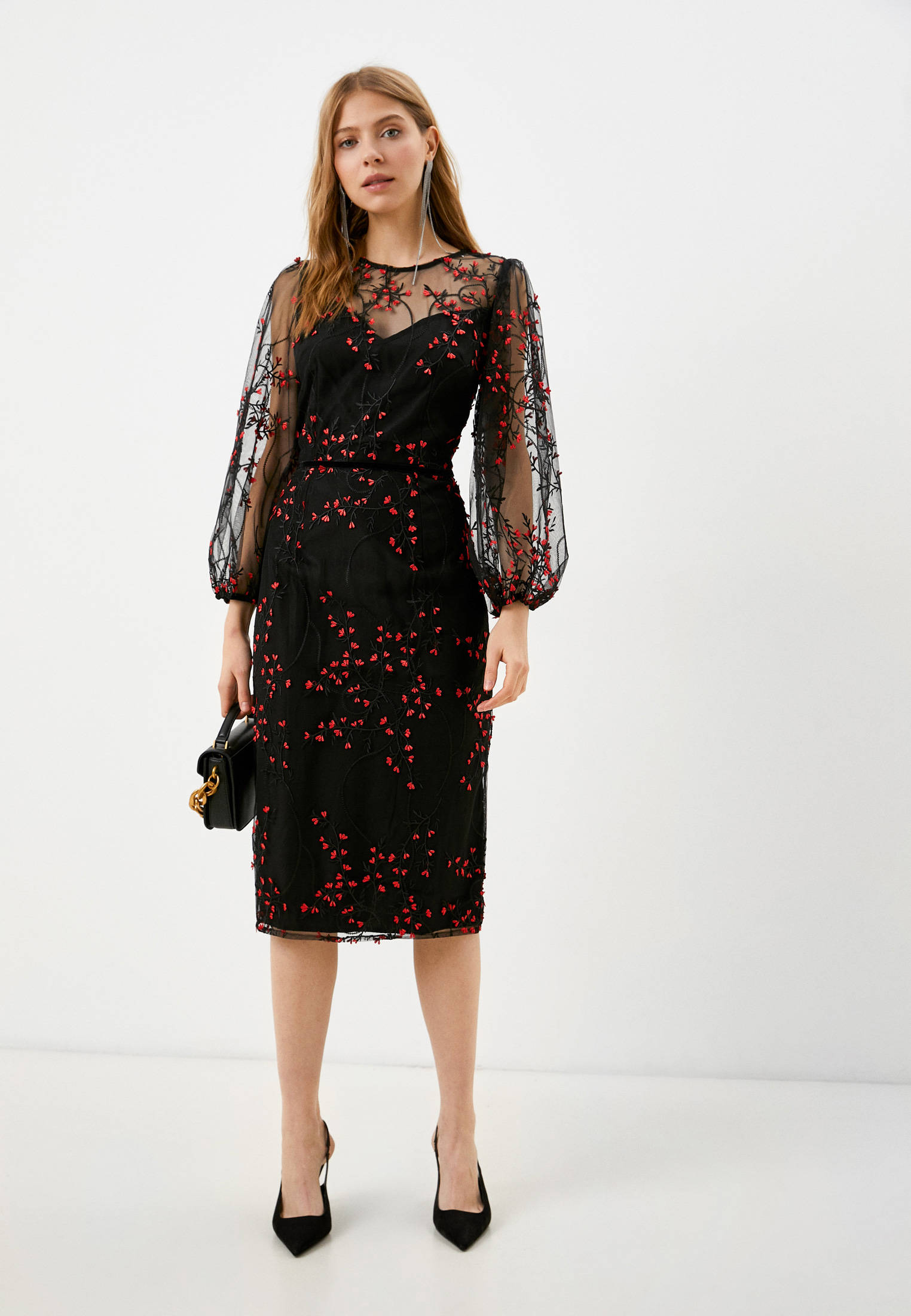 Вечернее / коктейльное платье Emilia Dell'oro 012100000343red