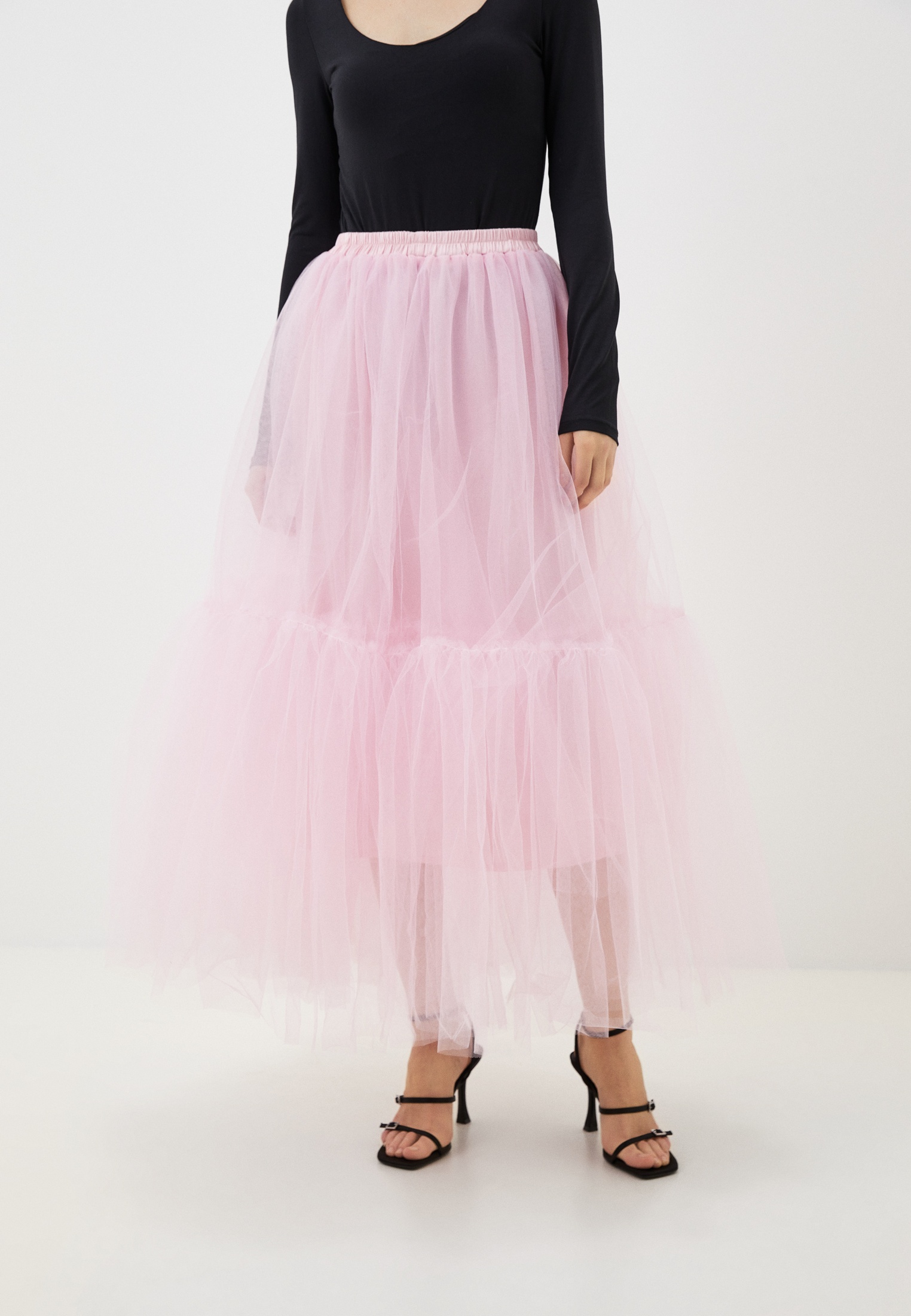 Широкая юбка Natalia Volkova 7NVSc23Tulle_Розовый-L