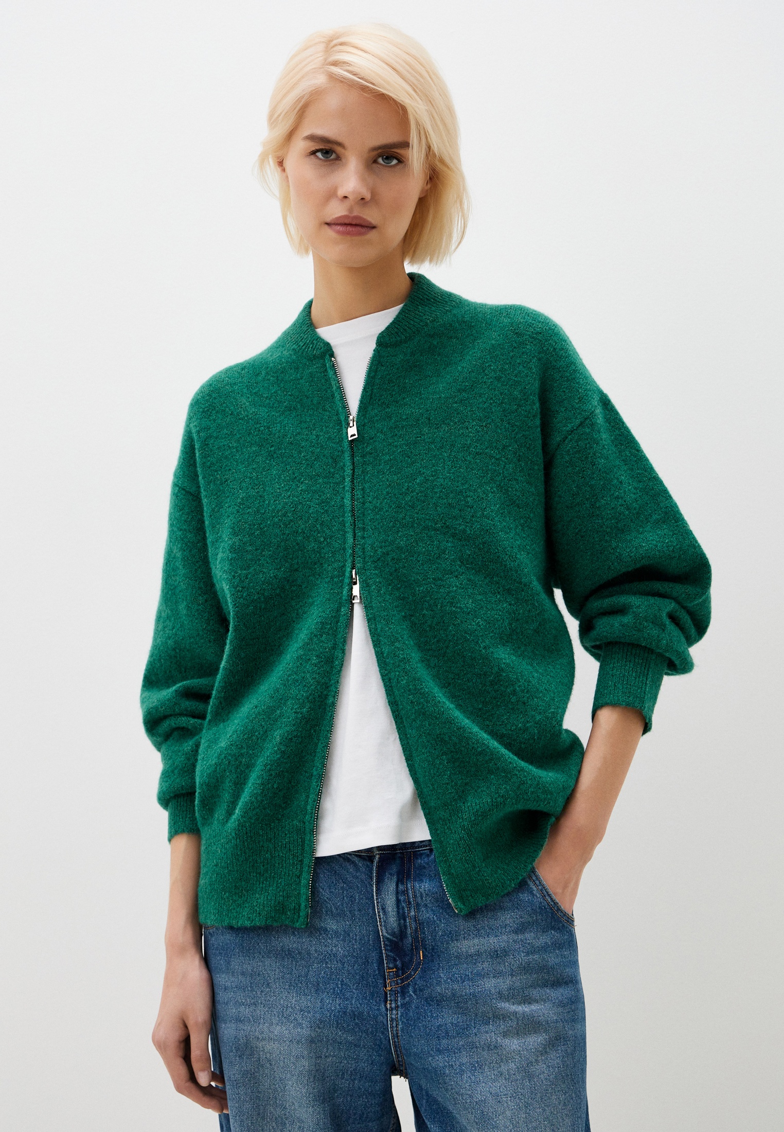 Кардиган Fashion Rebels FR24FW4VN40ZPW100GN-L