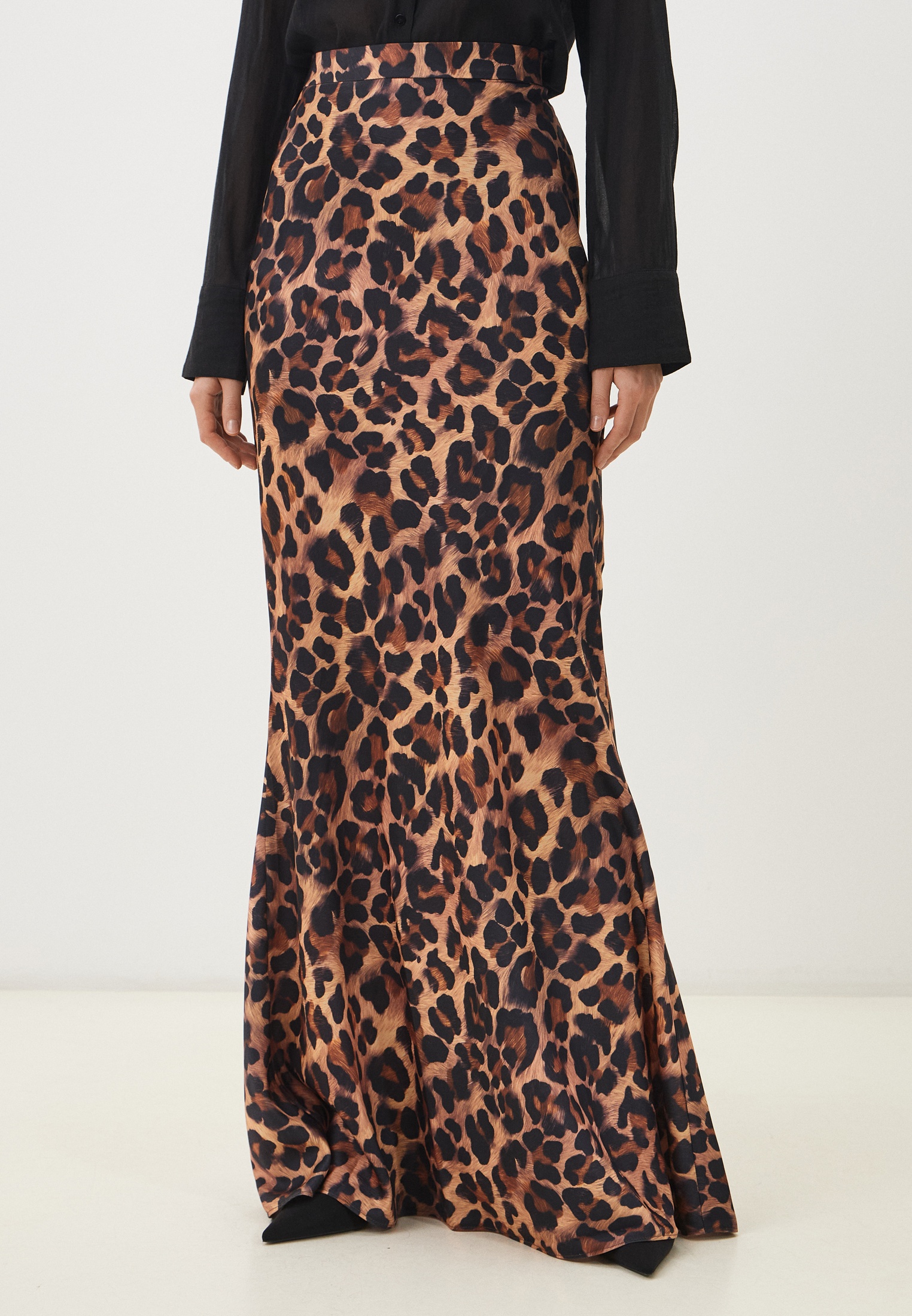 Широкая юбка TrendyAngel (Тренди Энджел) TAFW24SH0025leopard XS