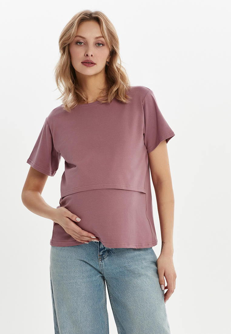 Футболка с коротким рукавом Proud Mom ФВЛ-0300-виноград