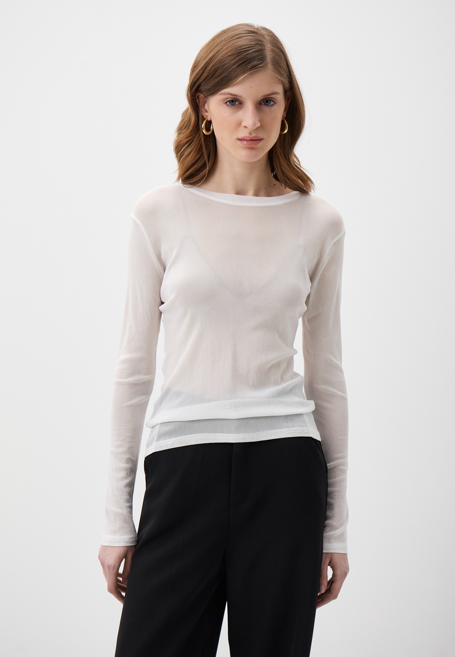 Футболка с длинным рукавом Isibris Лонгслив 2357-1  (42/46, белый)