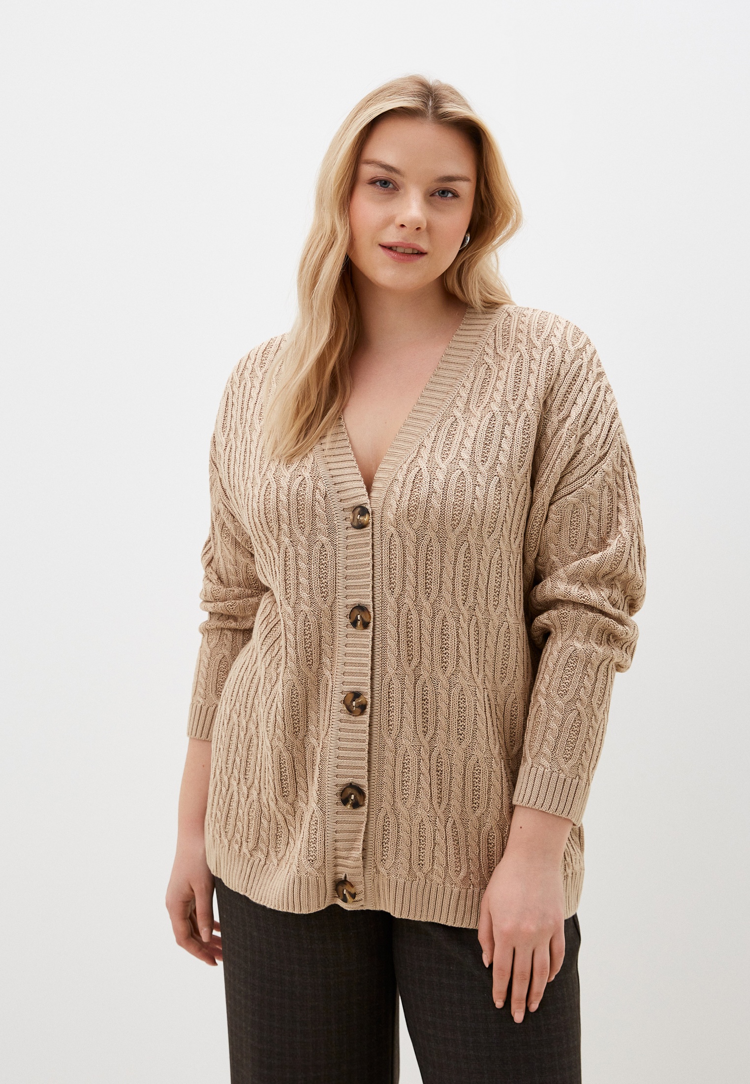 Кардиган Vivawool 311981-бежевый