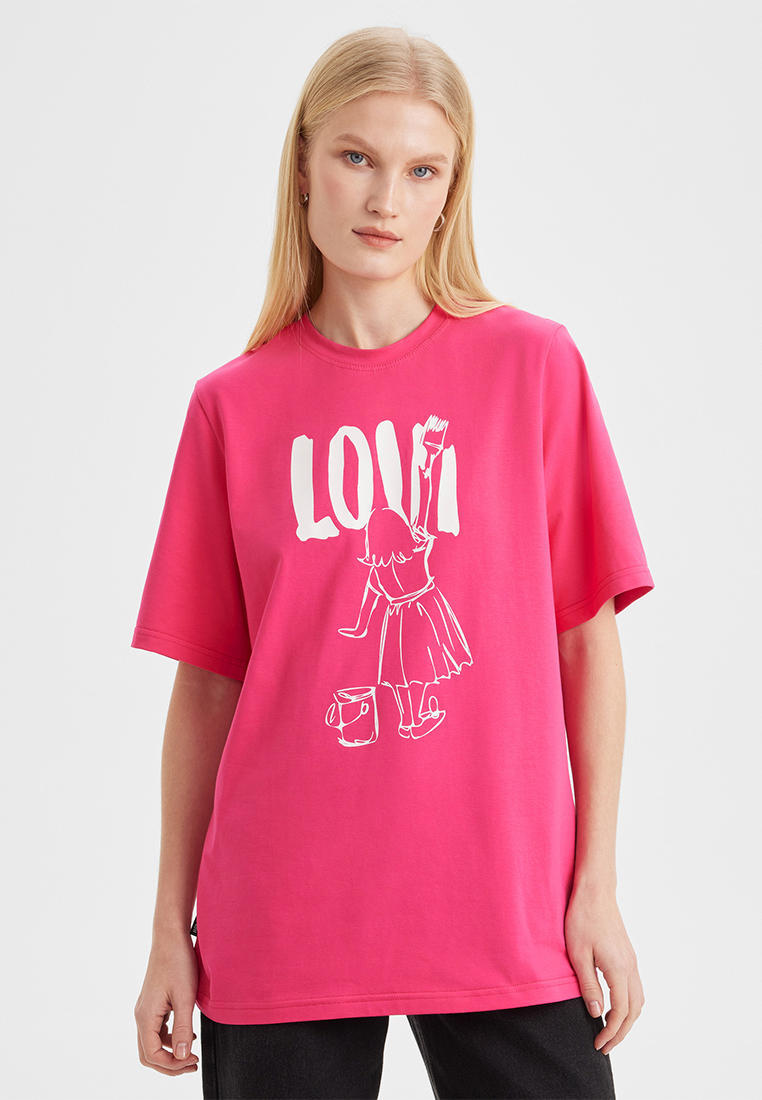 Футболка с коротким рукавом BRMSK ФЖ-В0022-розовый