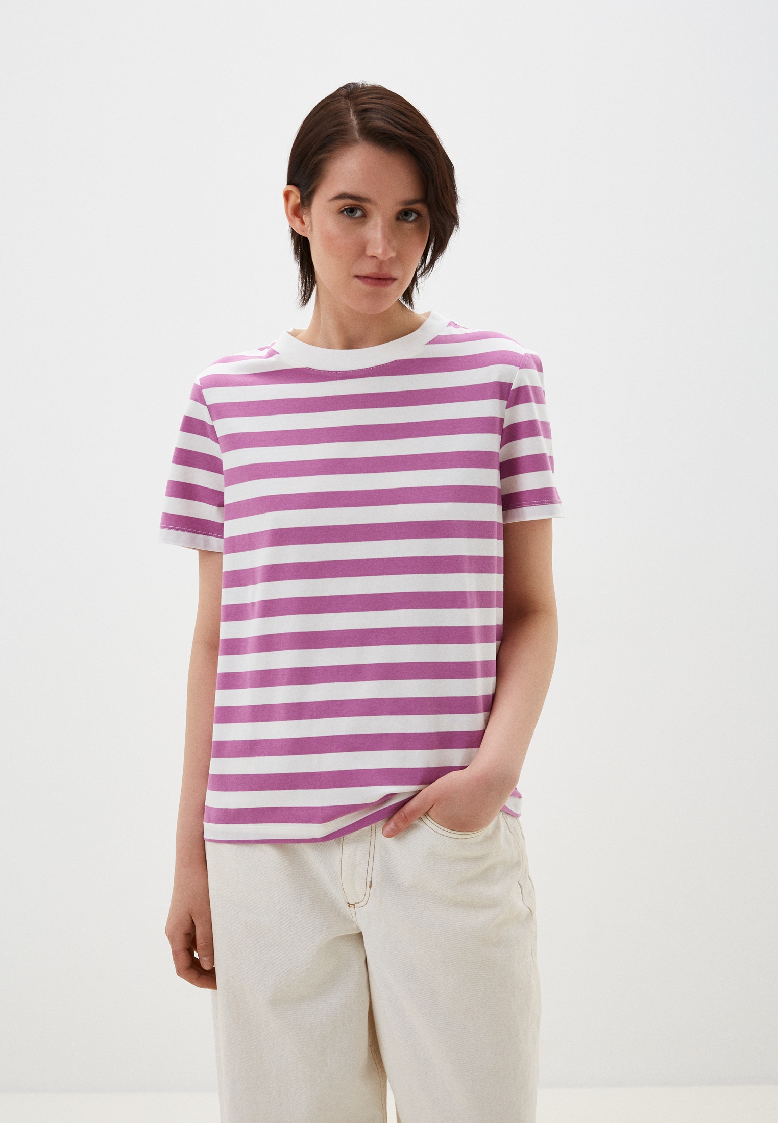 Футболка с коротким рукавом Baon (Баон) B2324203-ORCHID STRIPED