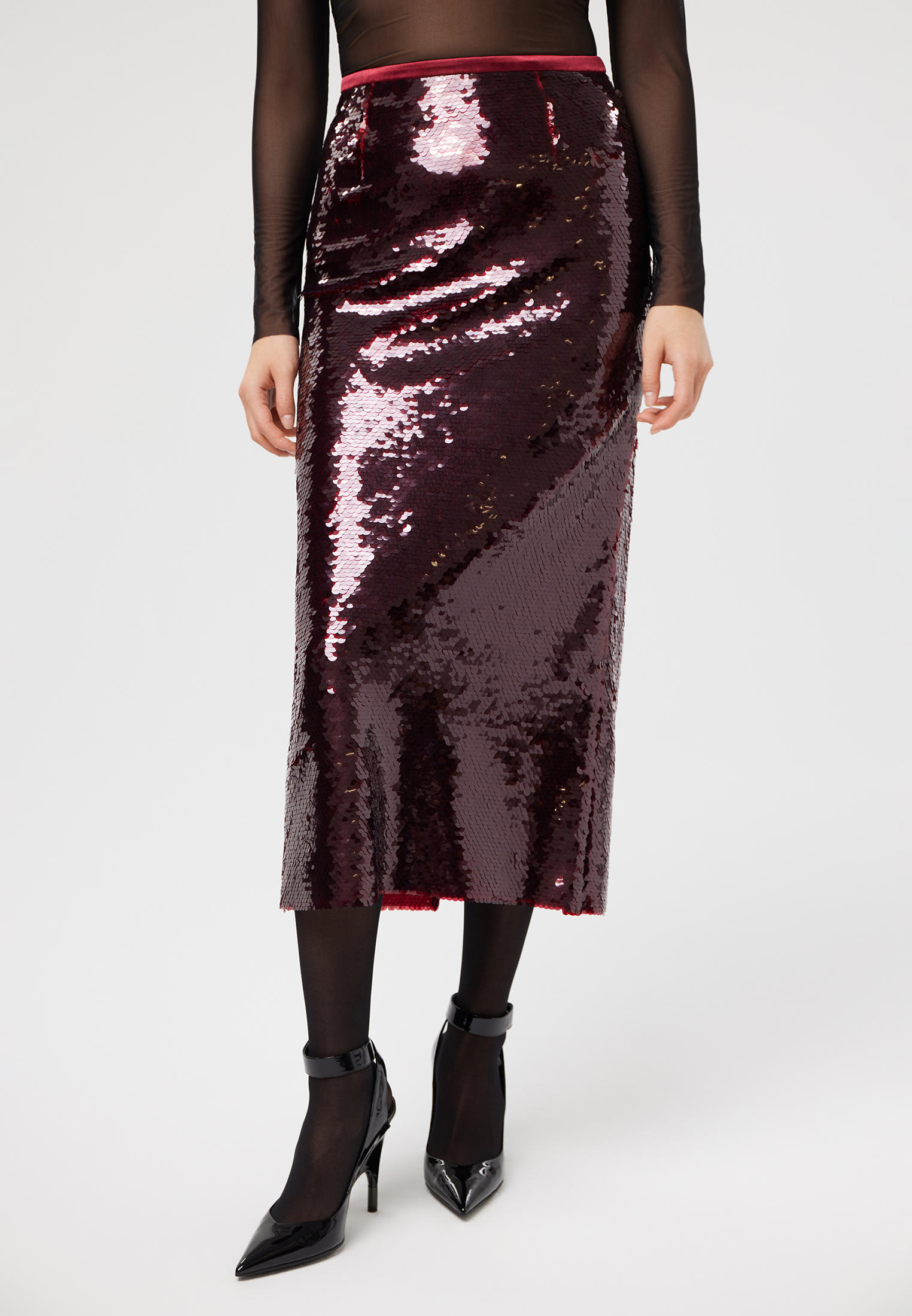 Прямая юбка Fashion Rebels FR23EV1SK02SQW200BD-L