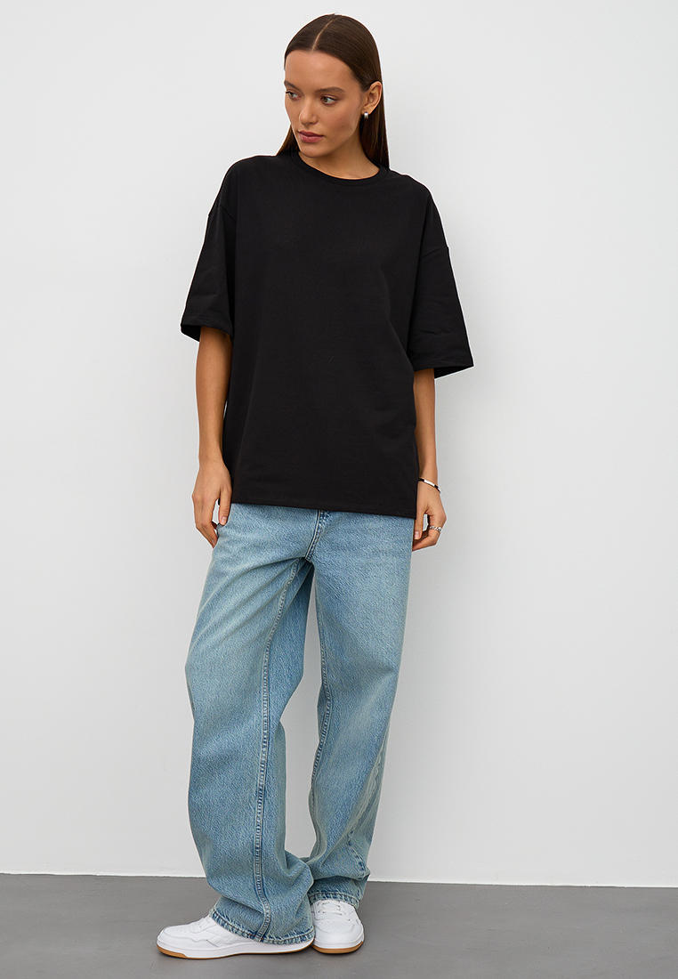 Футболка с коротким рукавом Moontrees TSH0024OS/black-L