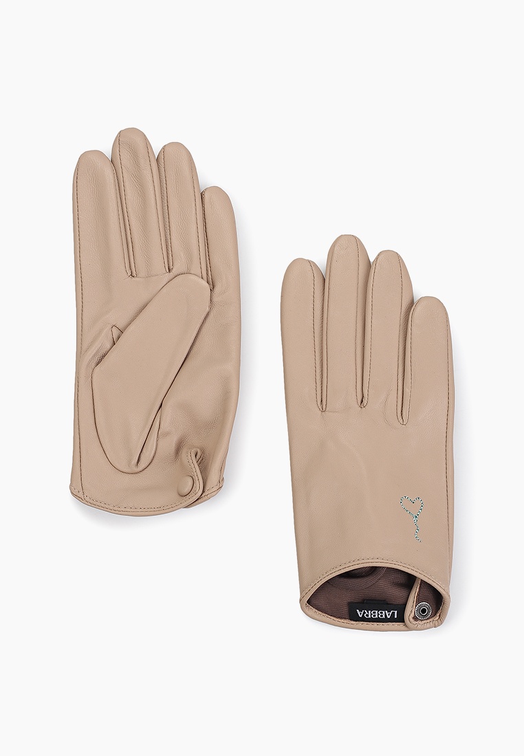 Женские перчатки Labbra (Лаббра) LB-8452-beige-powder