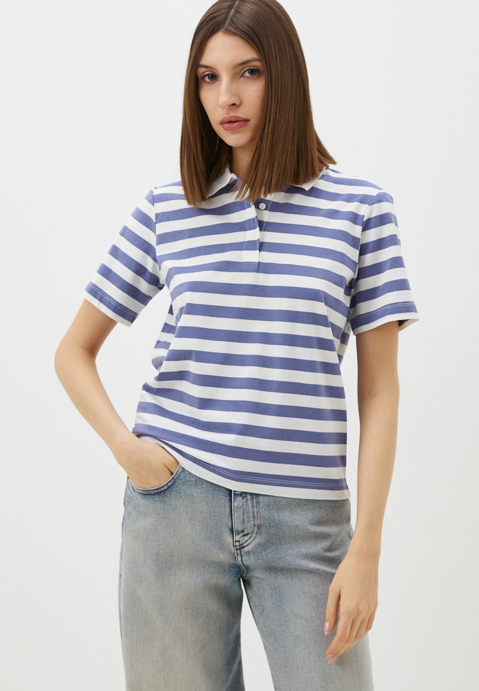 Футболка Baon (Баон) B2024201-MOONLIGHT BLUE STRIPED