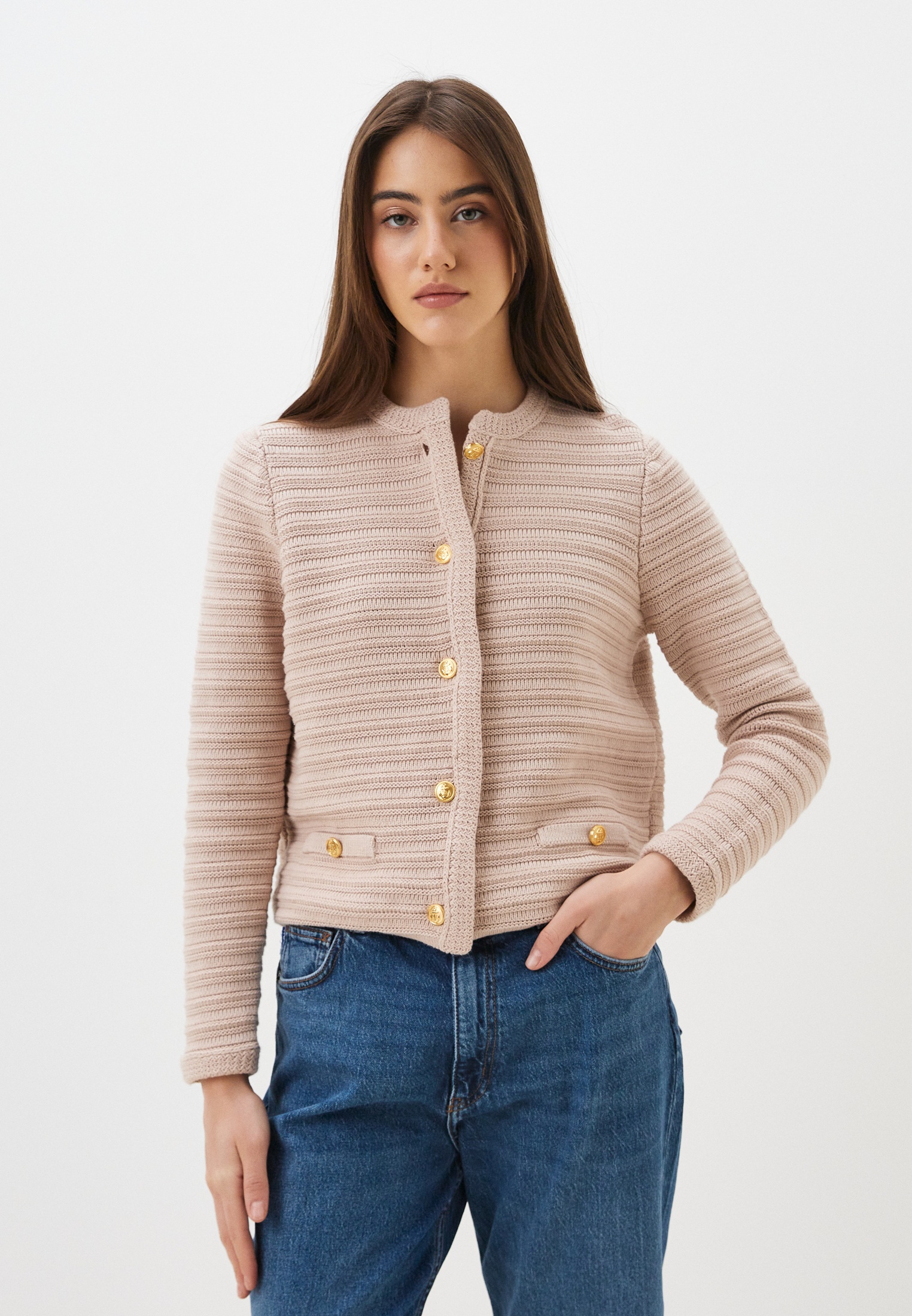 Кардиган Lusio LSSM-200001-бежевый