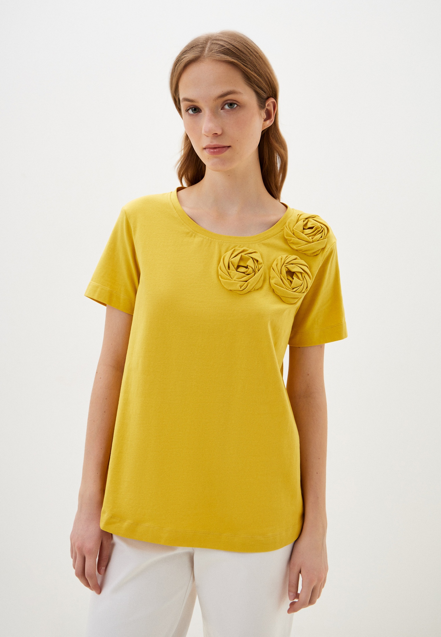 Футболка с коротким рукавом Helmidge 12261/ЖЕЛТЫЙ