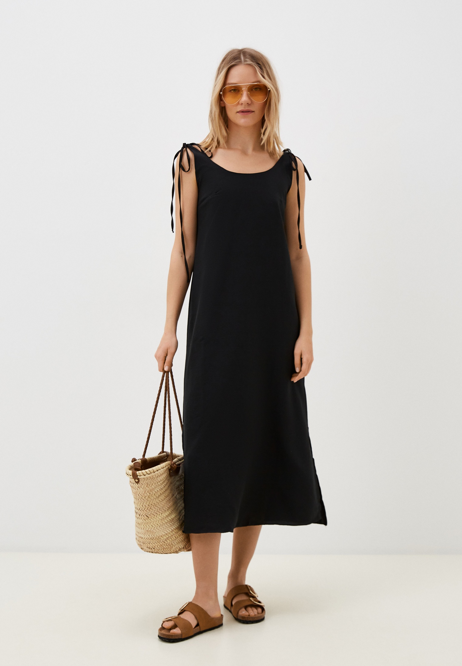 Сарафан Trendyol TWOAW24EL00147-BLACK