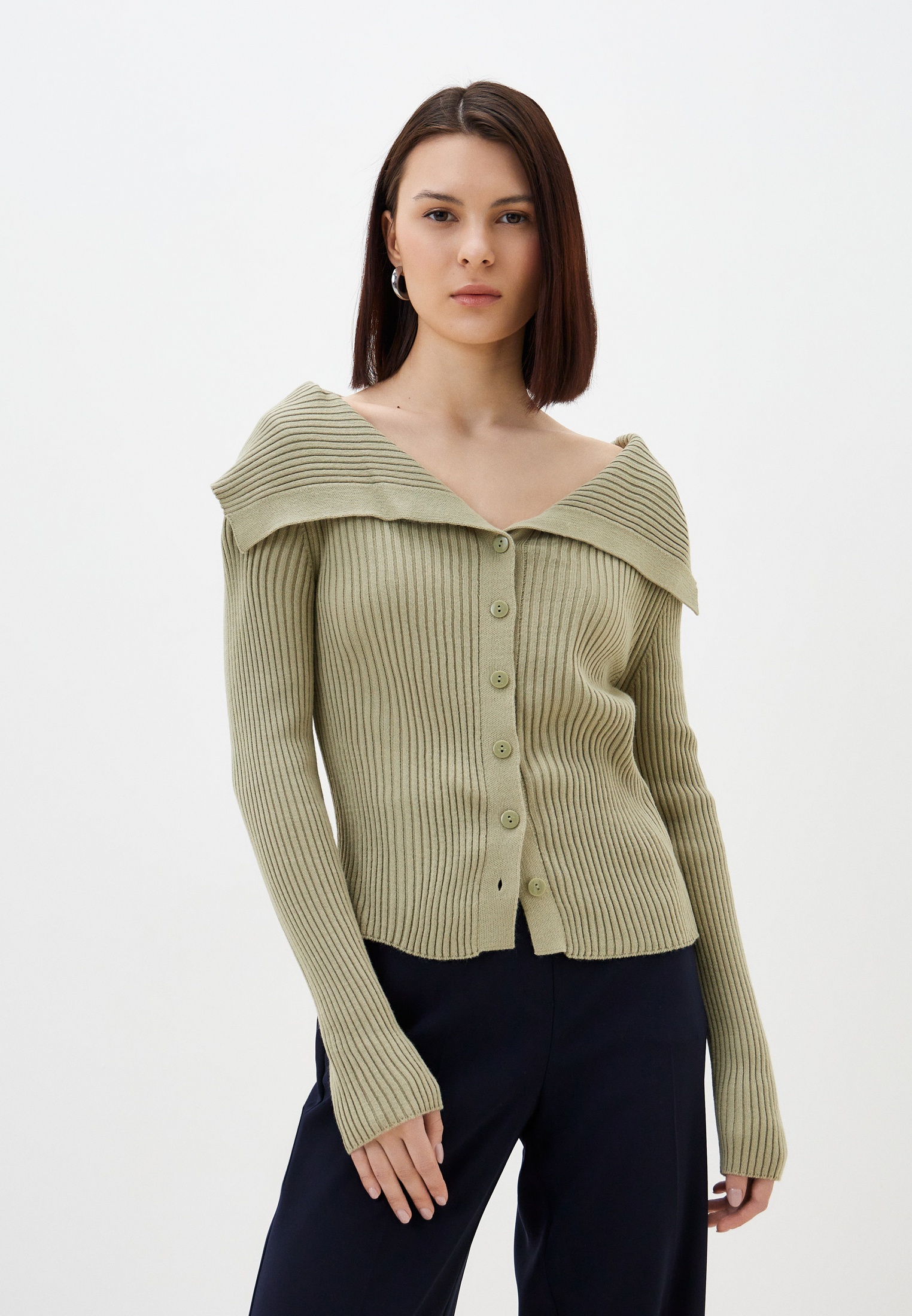 Кардиган Trendyol TWOAW24HI00284-KHAKI