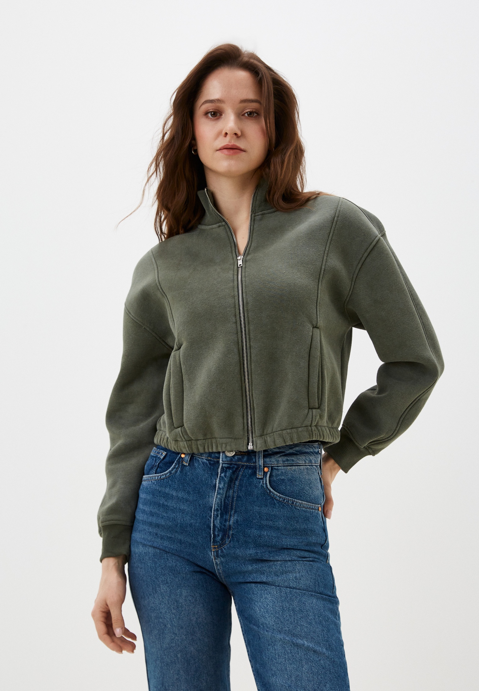 Олимпийка Trendyol TWOAW24SW00241-KHAKI