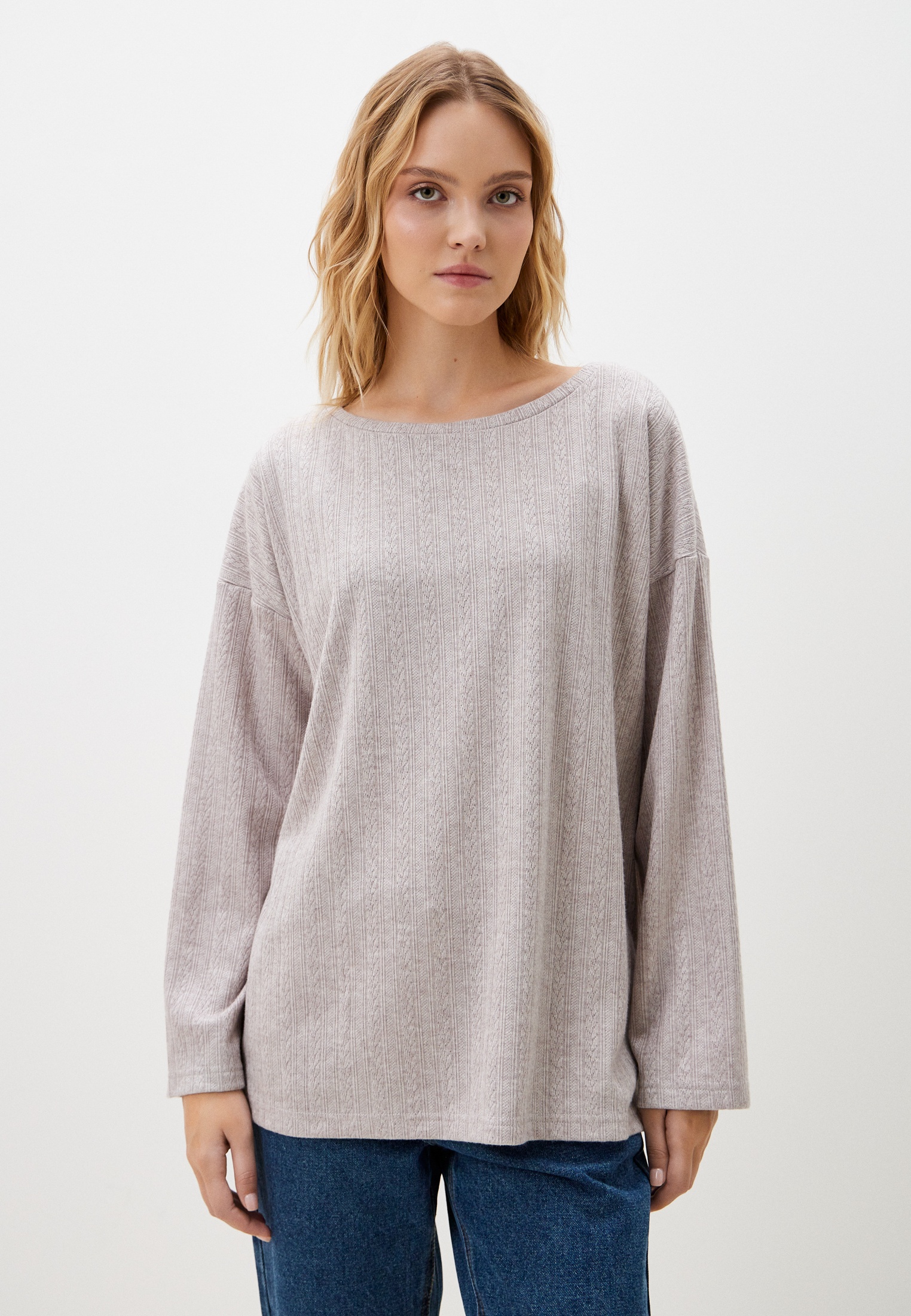 Футболка с длинным рукавом Soloha.soloha LongVacation/светло-серый1