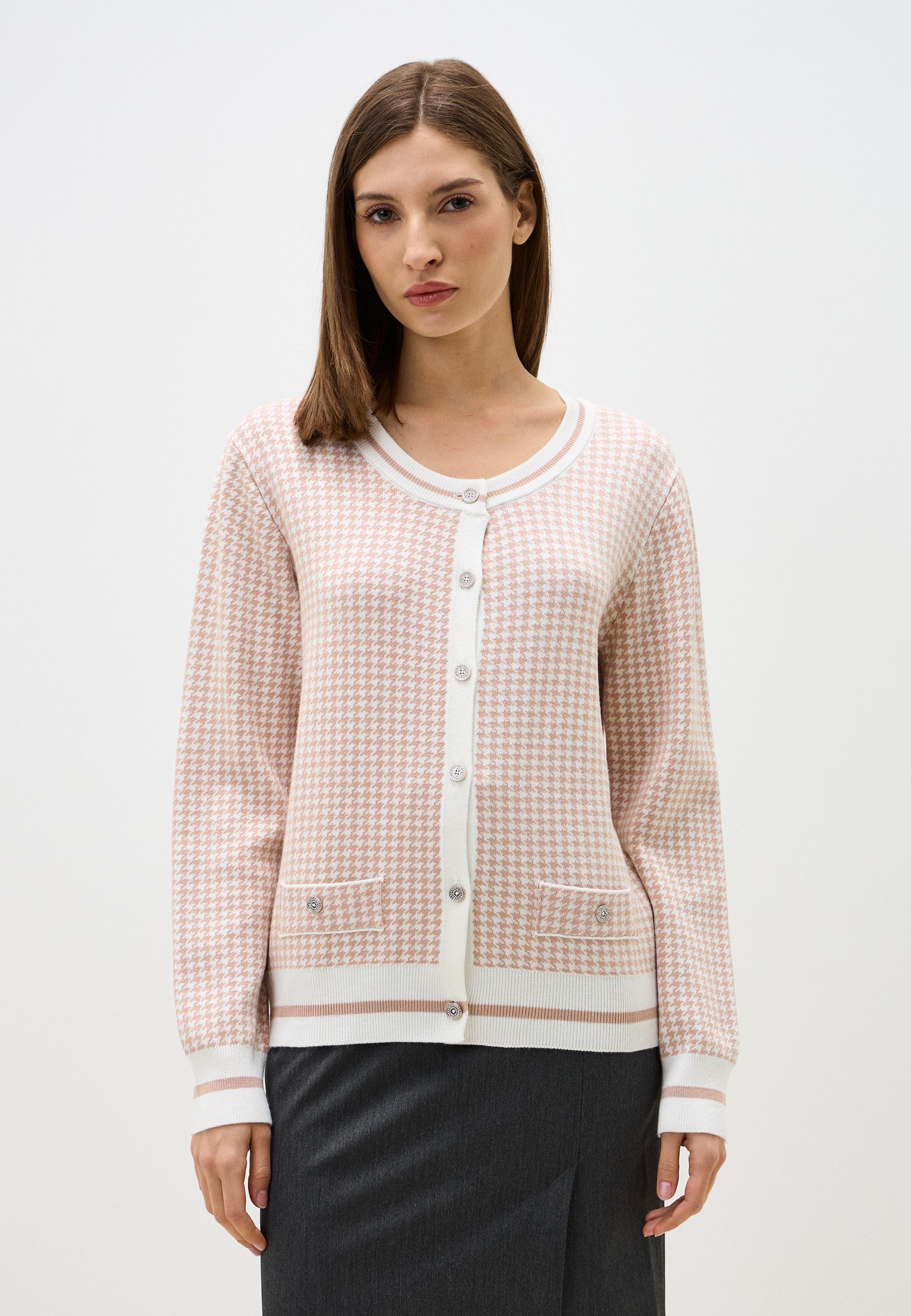 Кардиган Vitacci (Витачи) KA30691-22_розовый_S