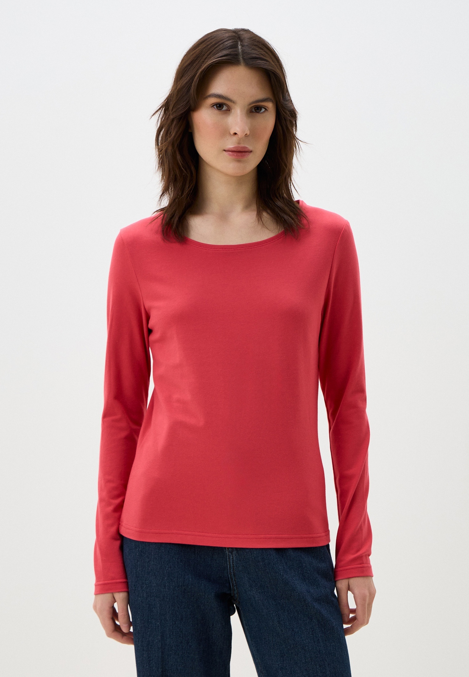 Футболка с длинным рукавом Laina L/B24-W11-32/коралловый