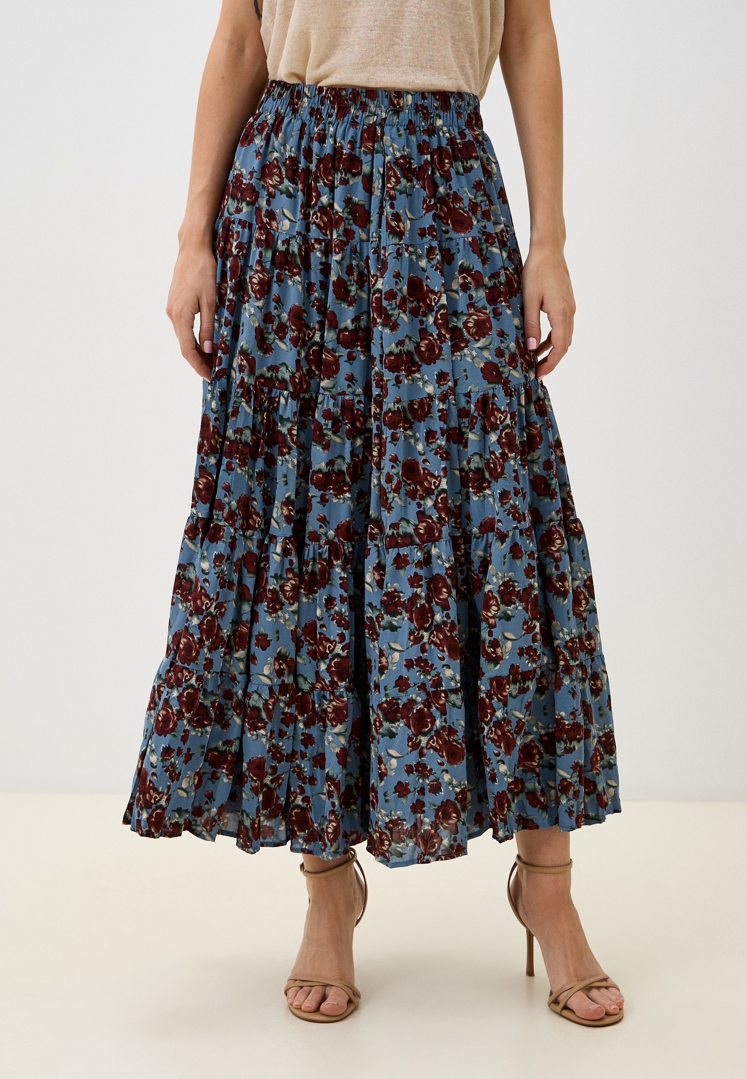 Широкая юбка VERA MONI YA3015-1800_голубой_S