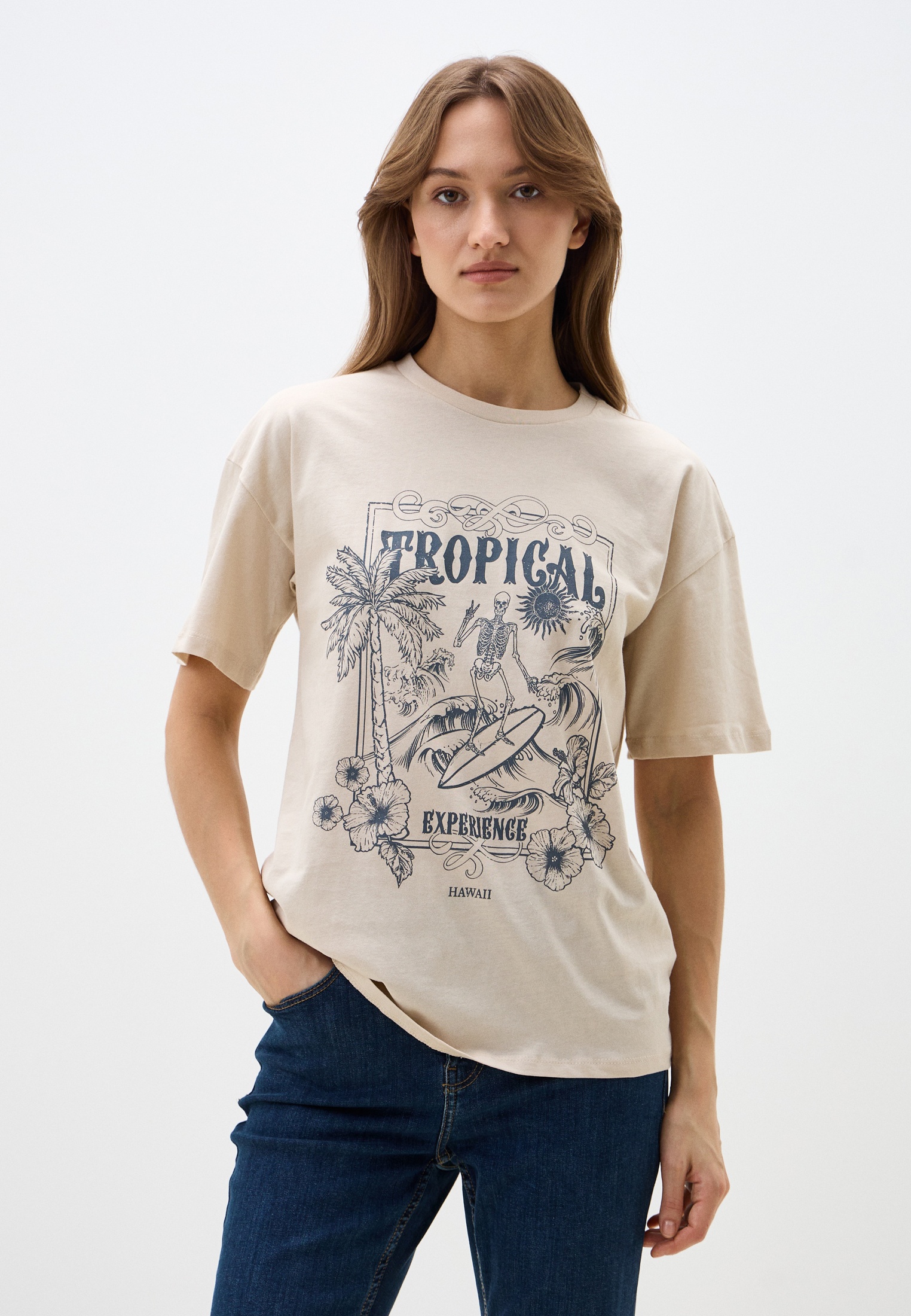 Футболка с коротким рукавом Koton 5SAL10076IK050