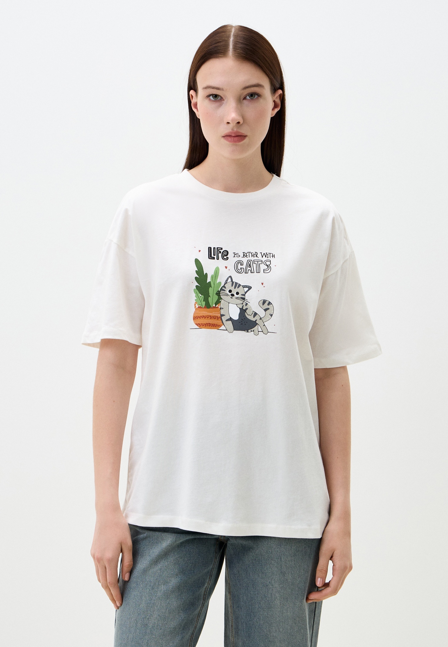 Футболка с коротким рукавом Koton Футболка Koton