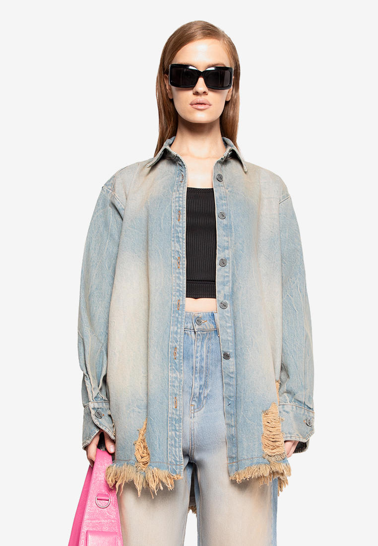 Женские джинсовые рубашки You Wanna 550100210TSP24-голубой-ONESIZE