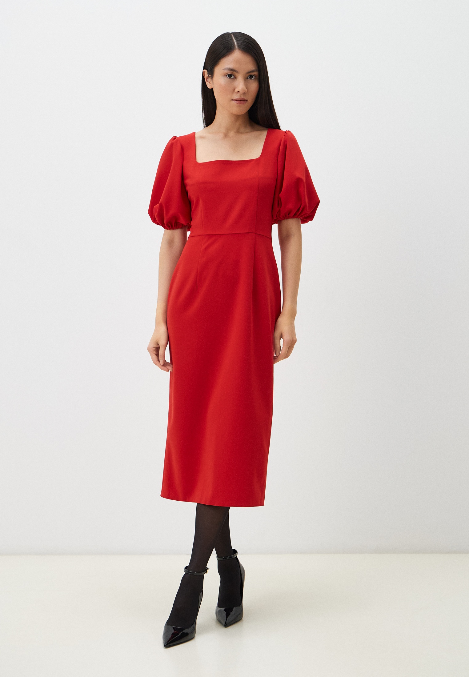 Вечернее / коктейльное платье Империя Stylish STL-1503-24-крас-L