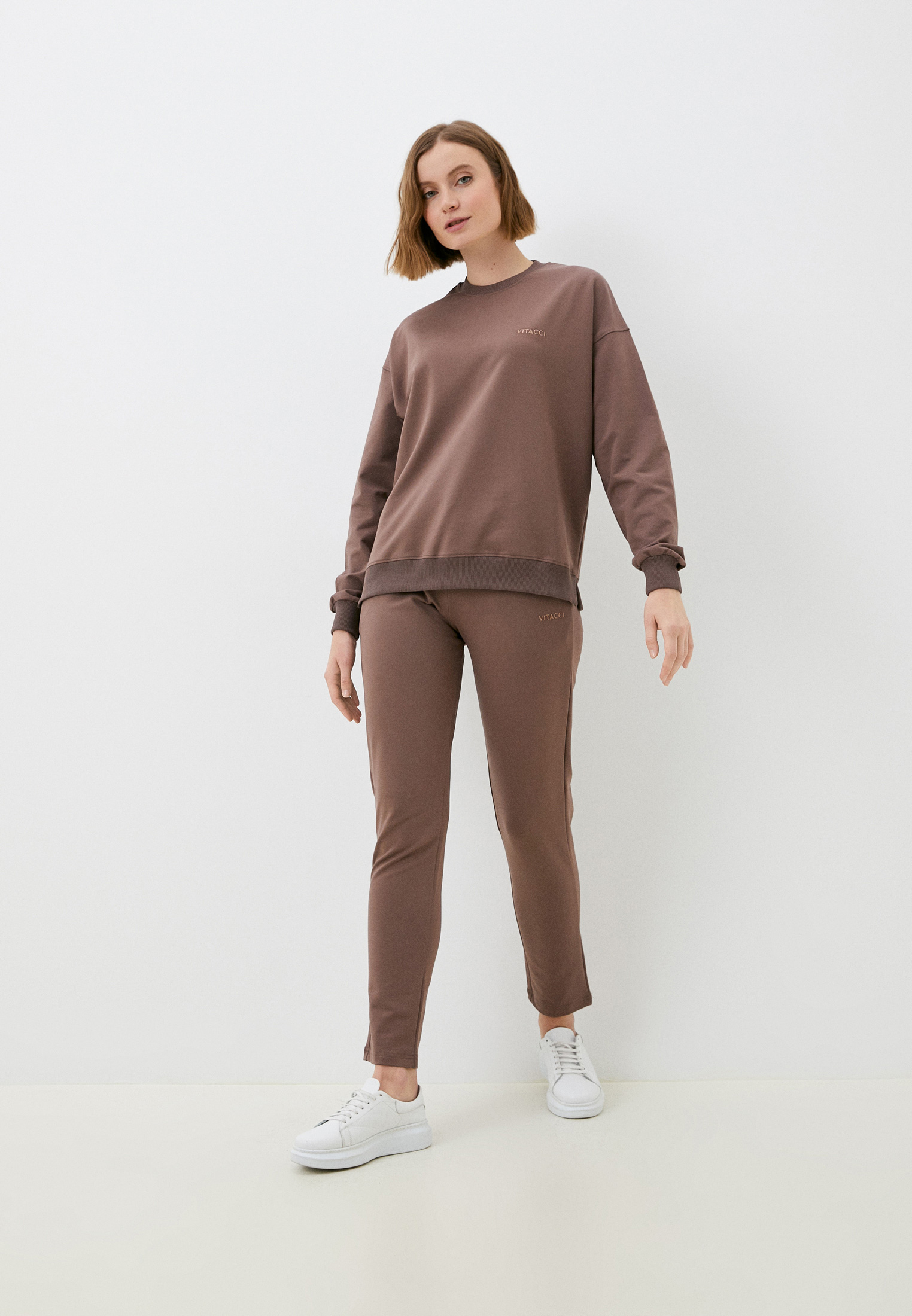 Спортивный костюм Vitacci (Витачи) SP2206-23_коричневый_44-46 (S)