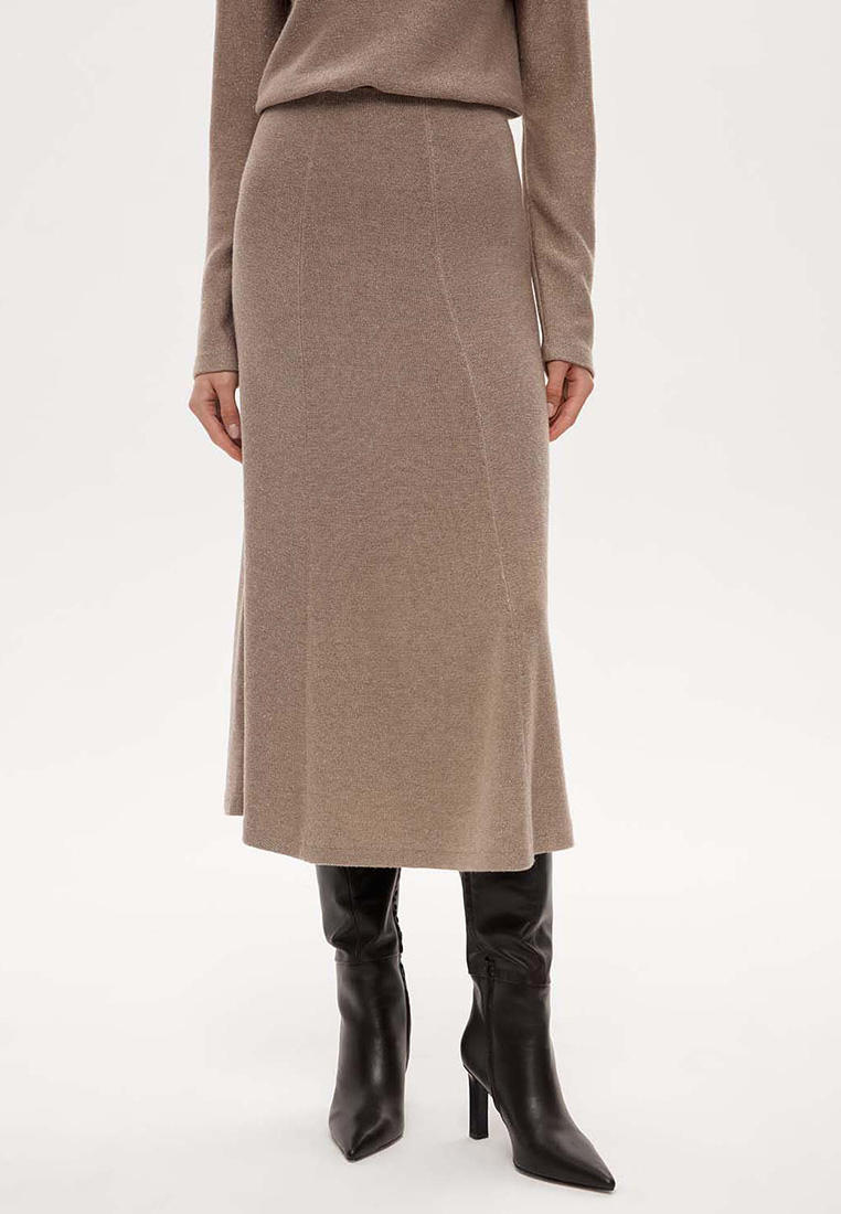 Широкая юбка Lusio LSCH-030008-бежевый