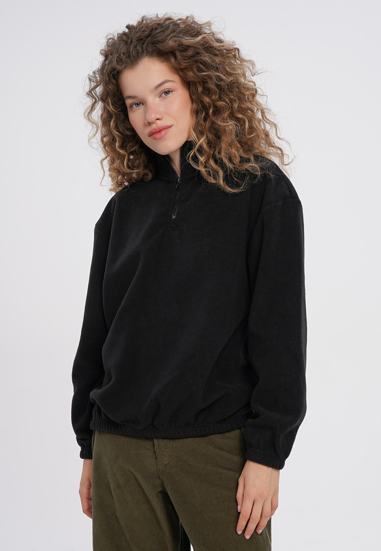 Женские флисовые толстовки ТВОЕ B1452-00BK