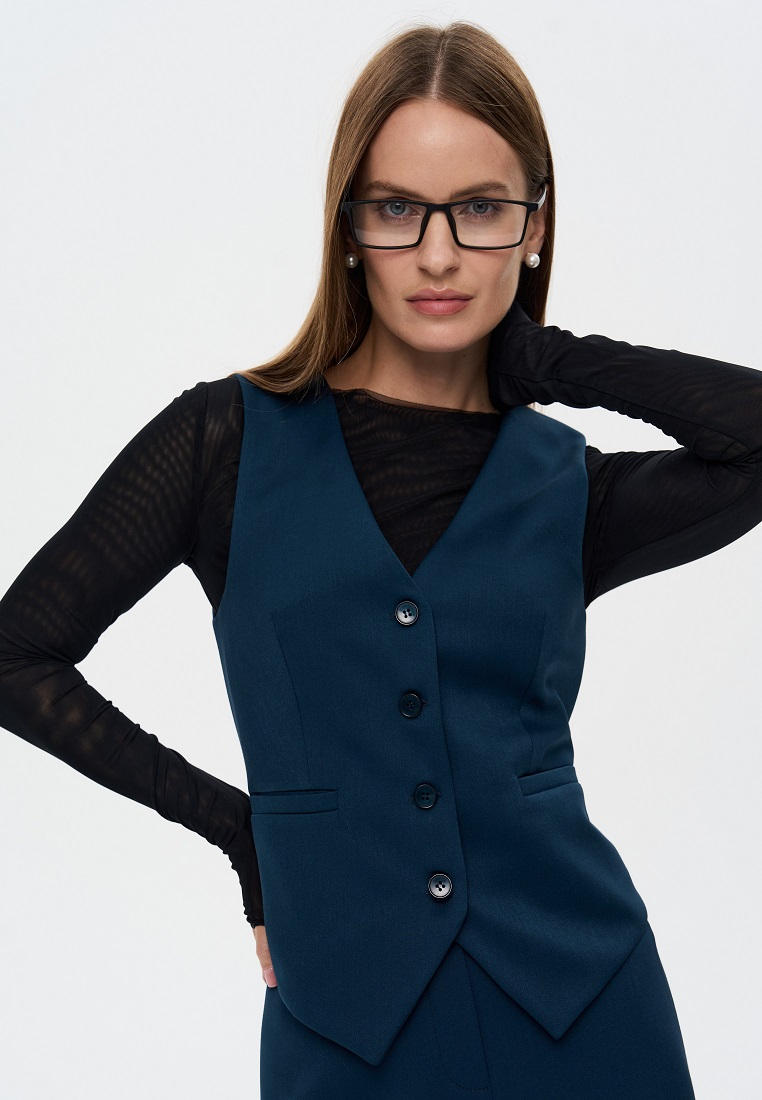 Жилет Ja&Vi ЖК30К21изумруд/2XL