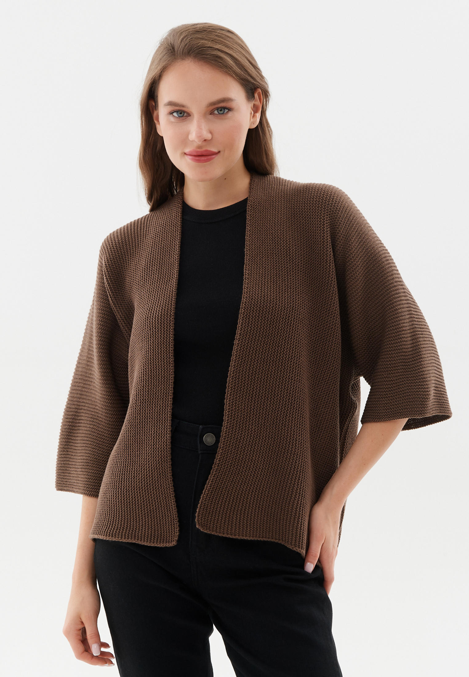 Кардиган СТИМ л1083 кофе one size