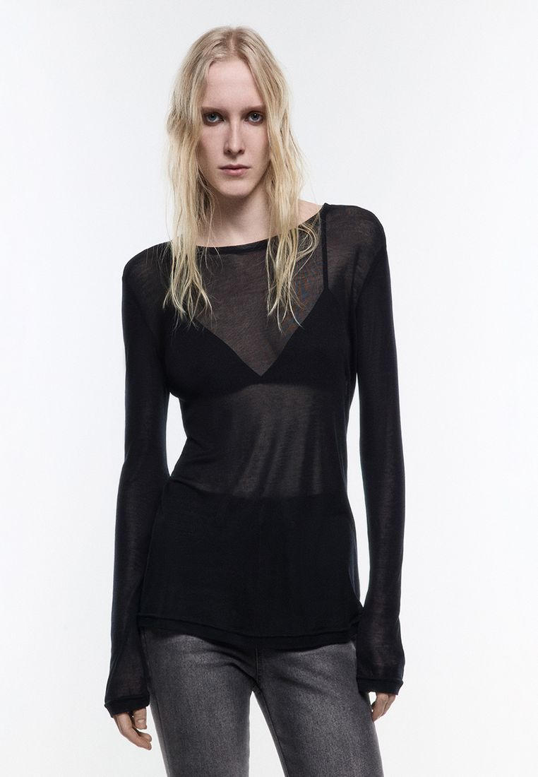 Футболка с длинным рукавом Befree (Бифри) BF2511122004-50-XS