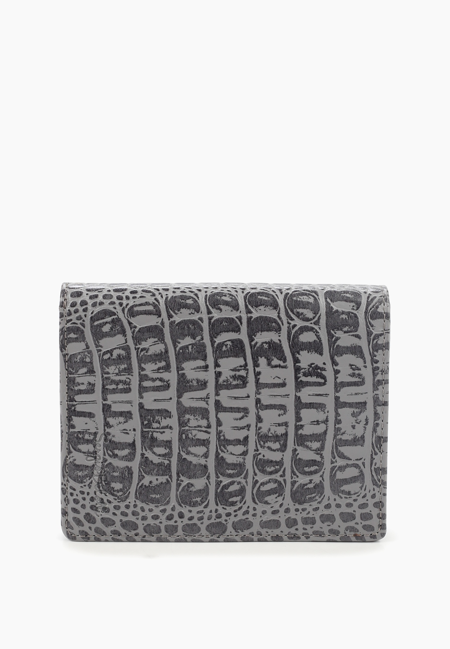 Кошелек Sergio Belotti 7501-croco-grey