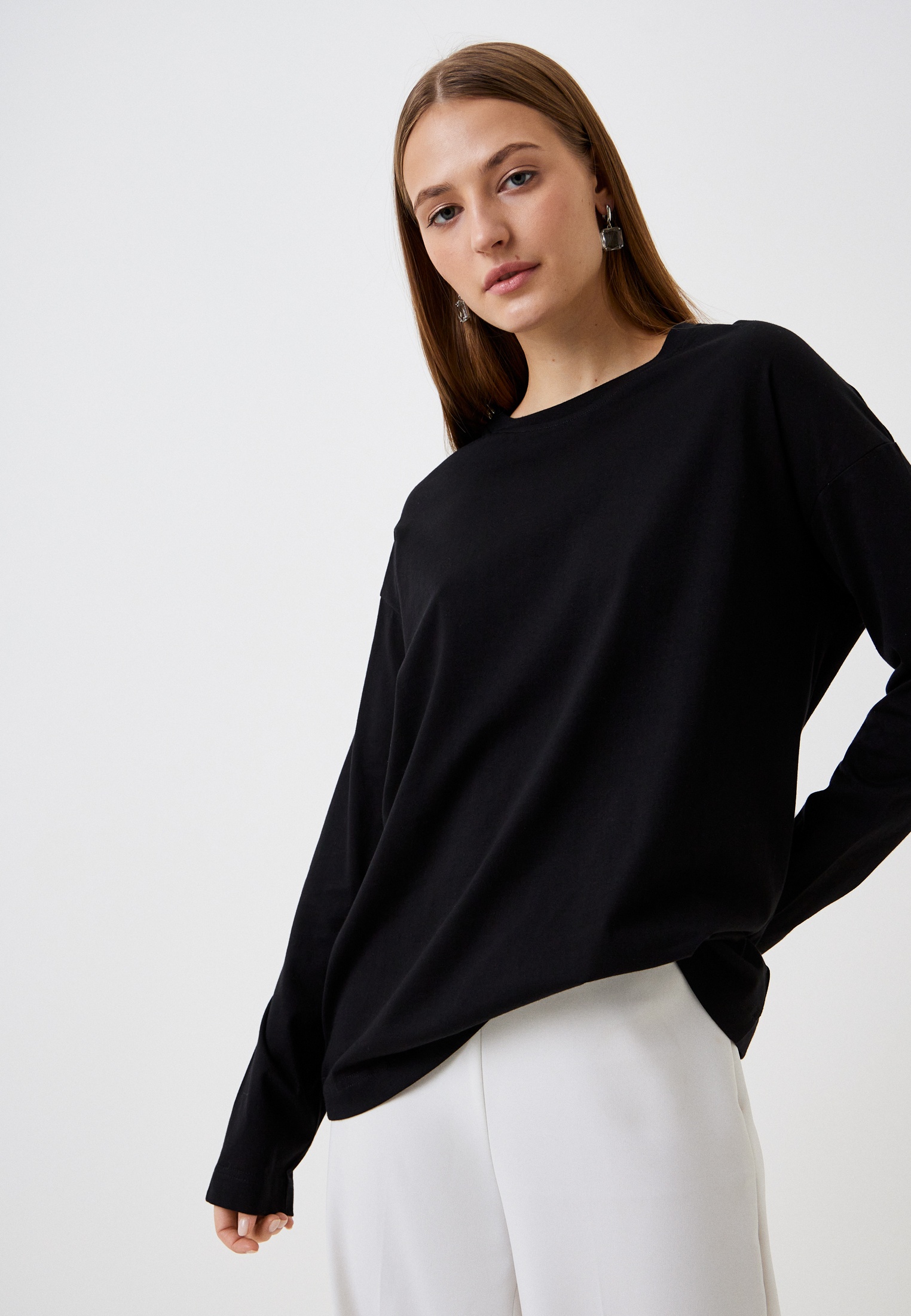 Футболка с длинным рукавом MARK FORMELLE 122868/22/23442Ц-0/черный