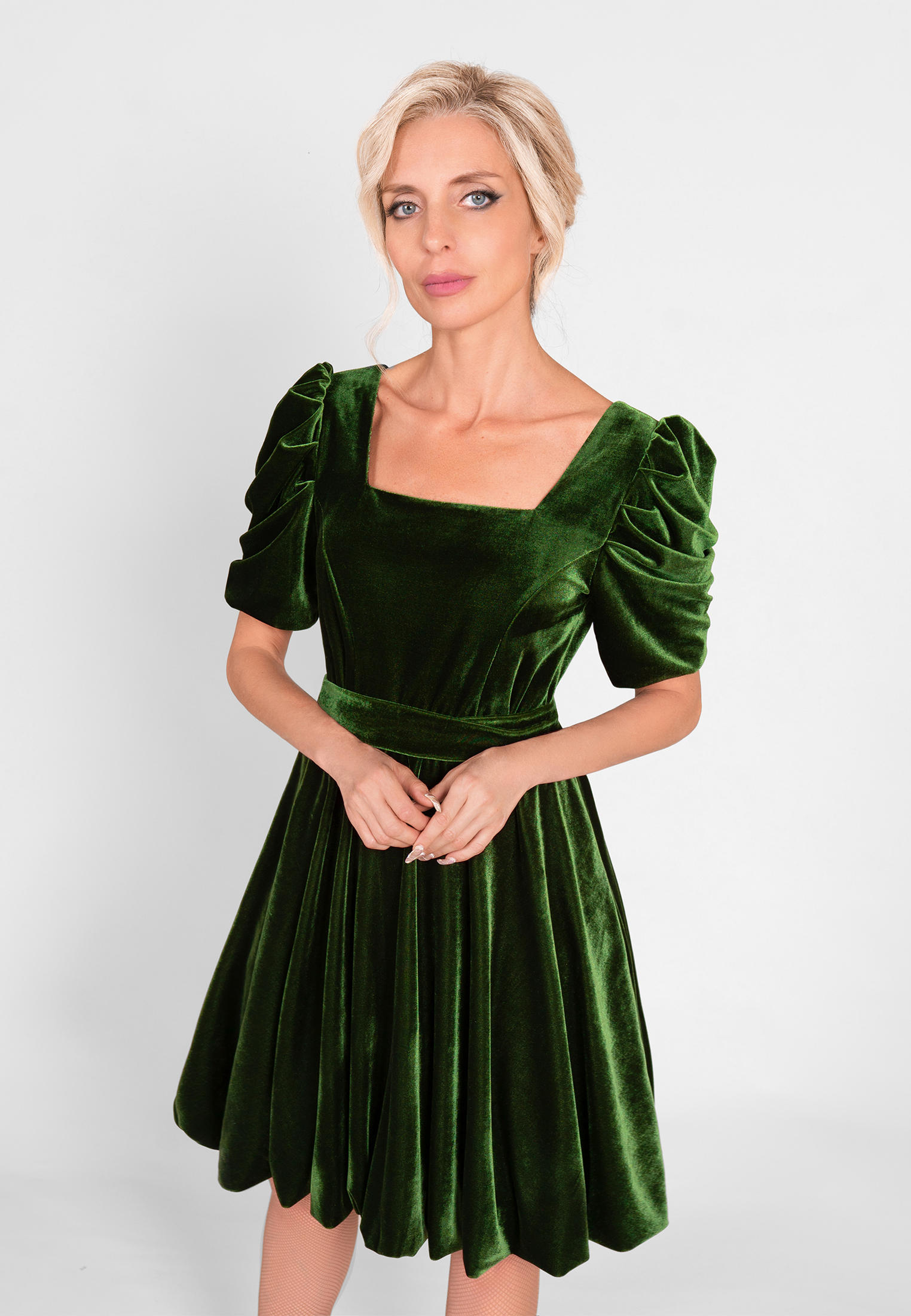 Вечернее / коктейльное платье Alisia Fiori 01821000BS/зеленый/42-44