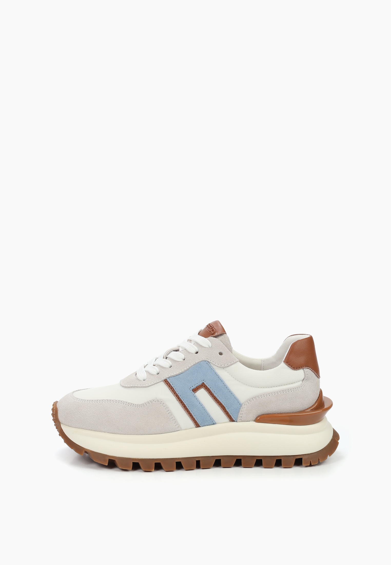 Женские кроссовки Obba 1398001028-бежевый-36