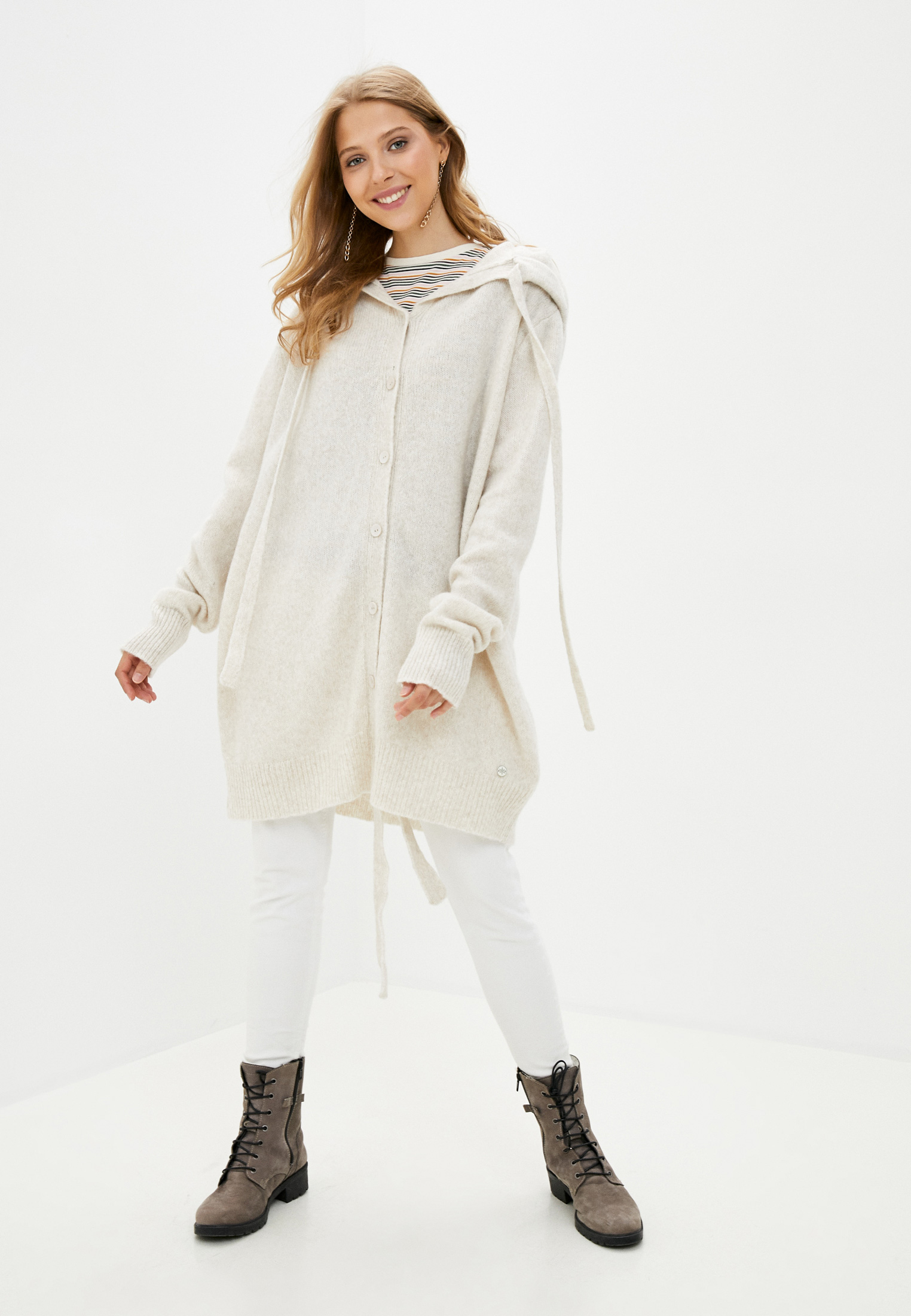 Кардиган Снег Идёт TEDDY-W-H-M/L