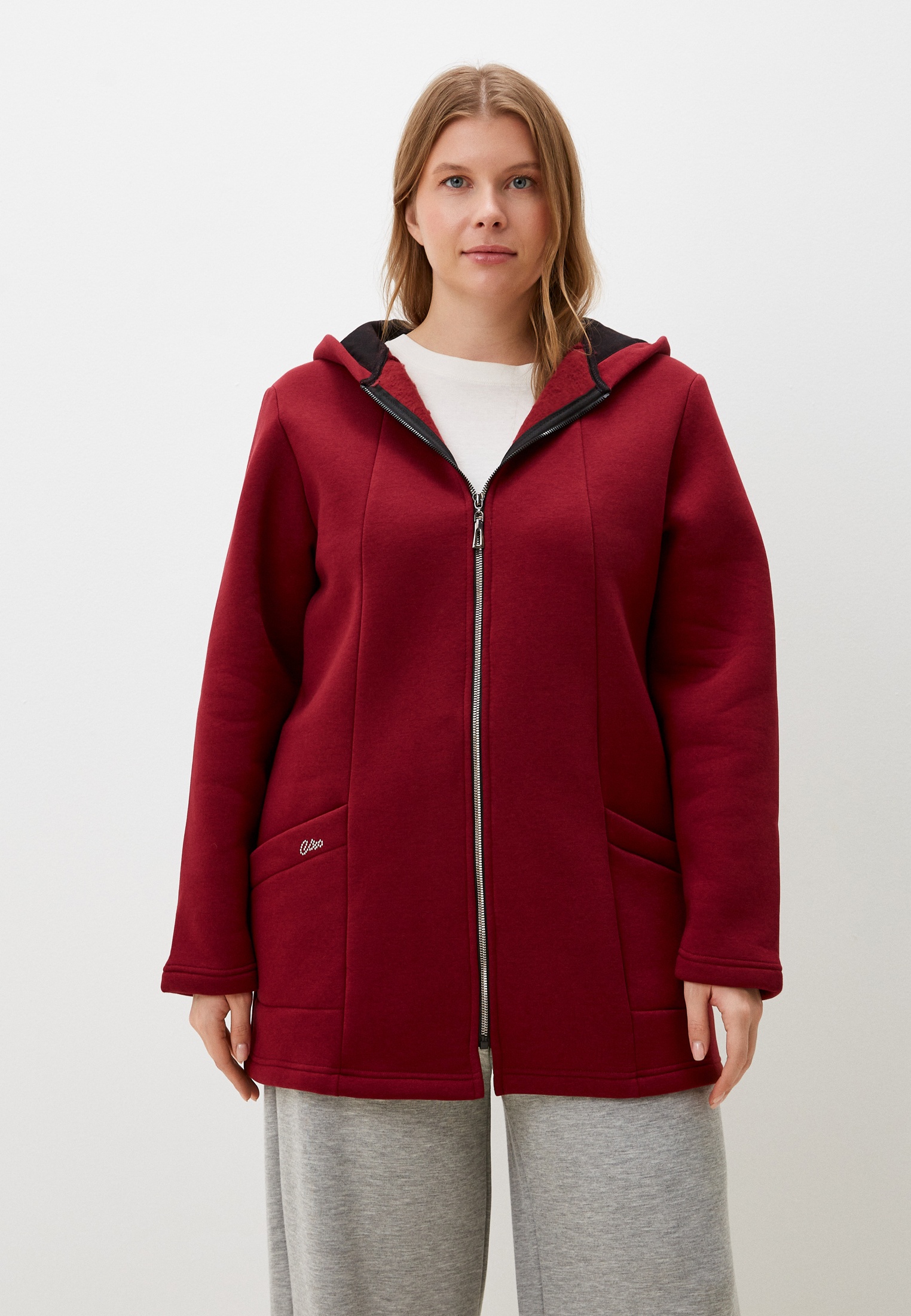 Толстовка Cleo 77/бордовый-48