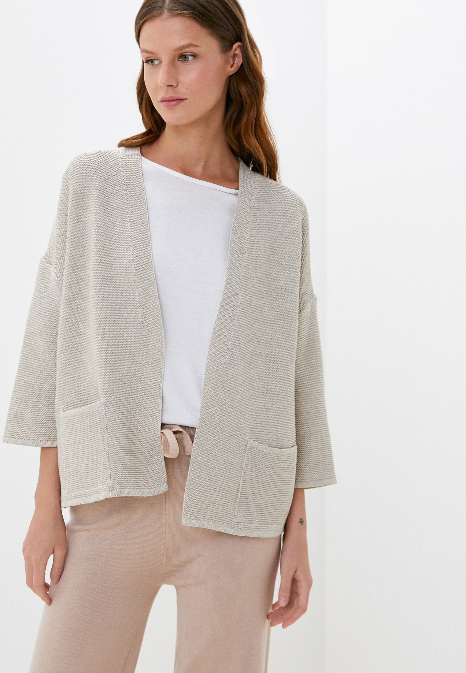 Кардиган СТИМ л1103 лен 40-42